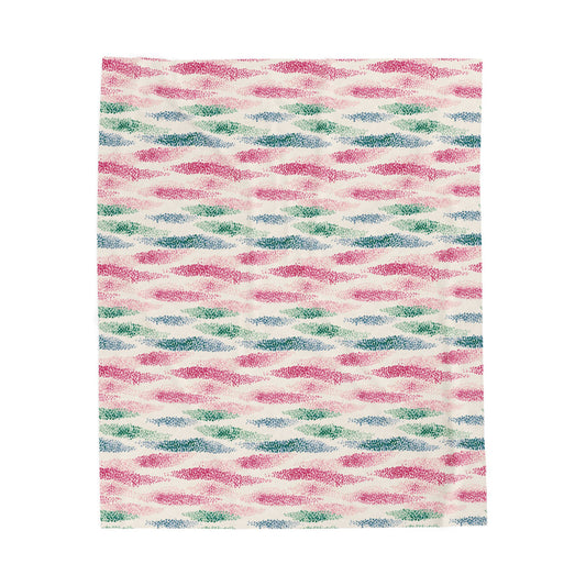 Wild Rose - Velveteen Plush Blanket