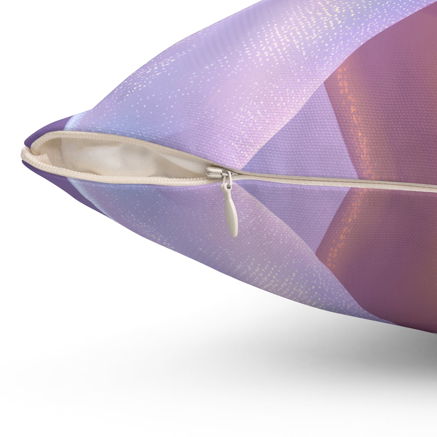Lavender Silk Motion - Spun Polyester Square Pillow