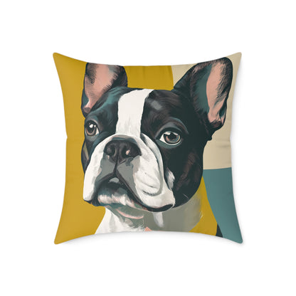 Boston Bright - Square Poly Canvas Pillow