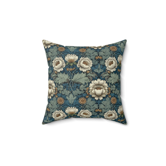 Ivory Petal Mirage - Spun Polyester Square Pillow