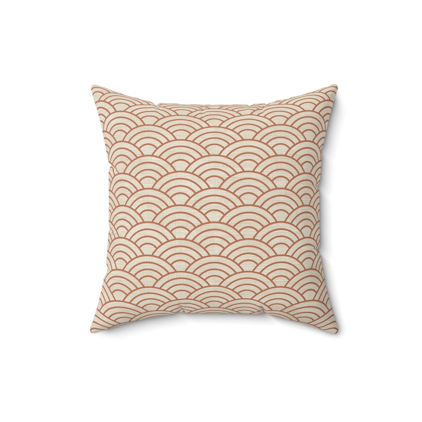 Terra Scallop - Spun Polyester Square Pillow