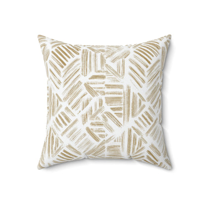 Sandstone Brush Weave - Spun Polyester Square Pillow