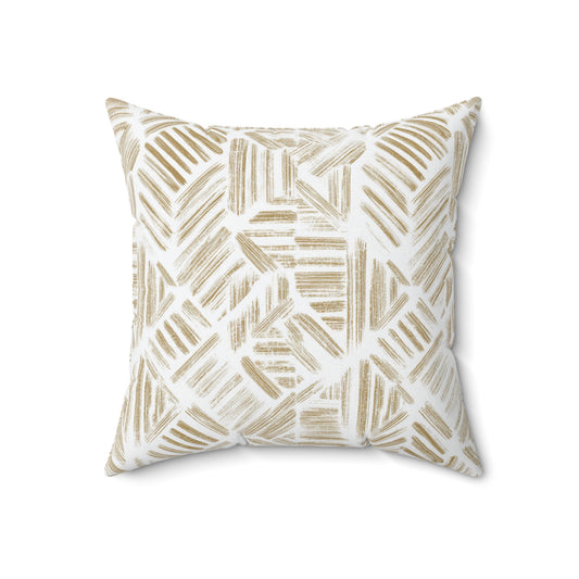 Sandstone Brush Weave - Spun Polyester Square Pillow