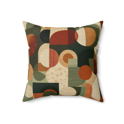 Geo Groove - Spun Polyester Square Pillow