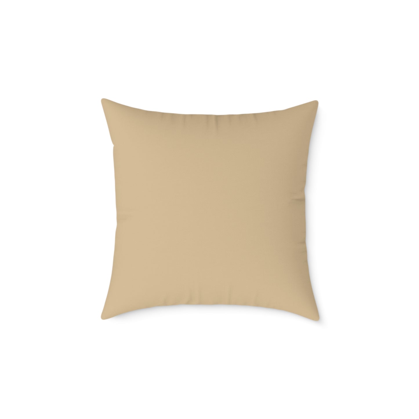 Sunset Valley Vista - Square Poly Canvas Pillow