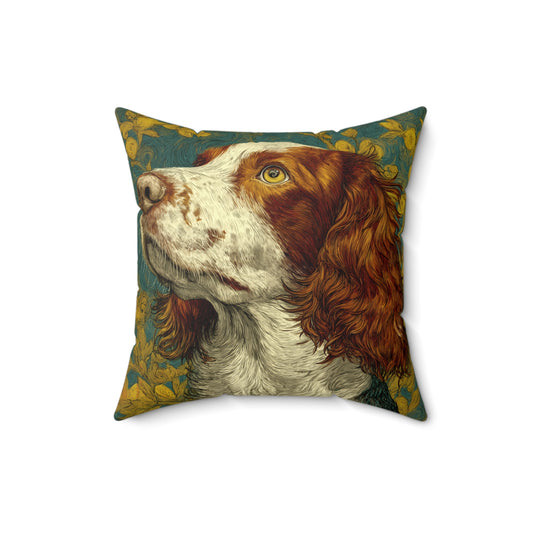 Autumn Setter - Spun Polyester Square Pillow