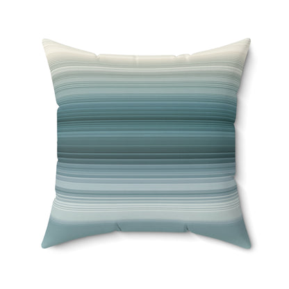 Mistline Neutral Fade - Faux Suede Square Pillow