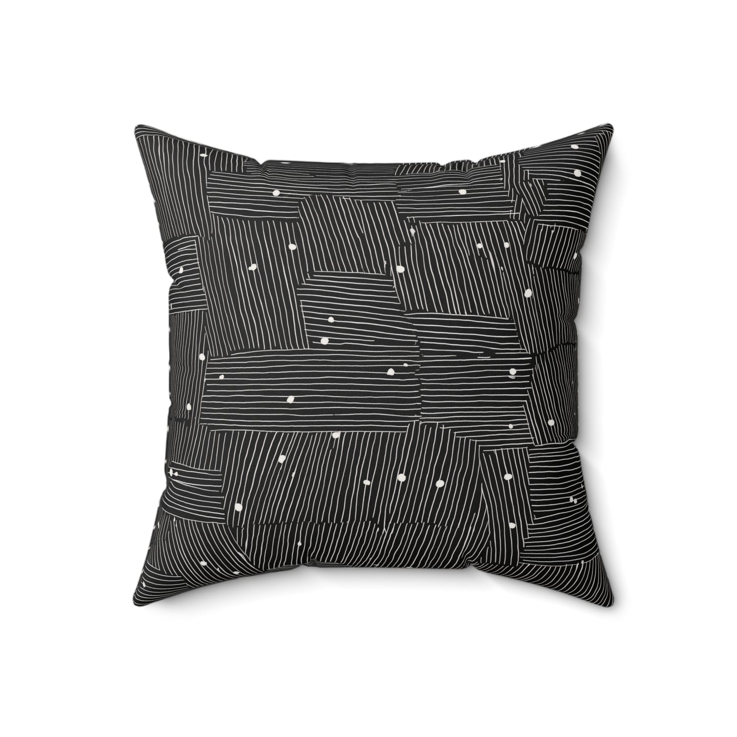 Maze Geo - Spun Polyester Square Pillow