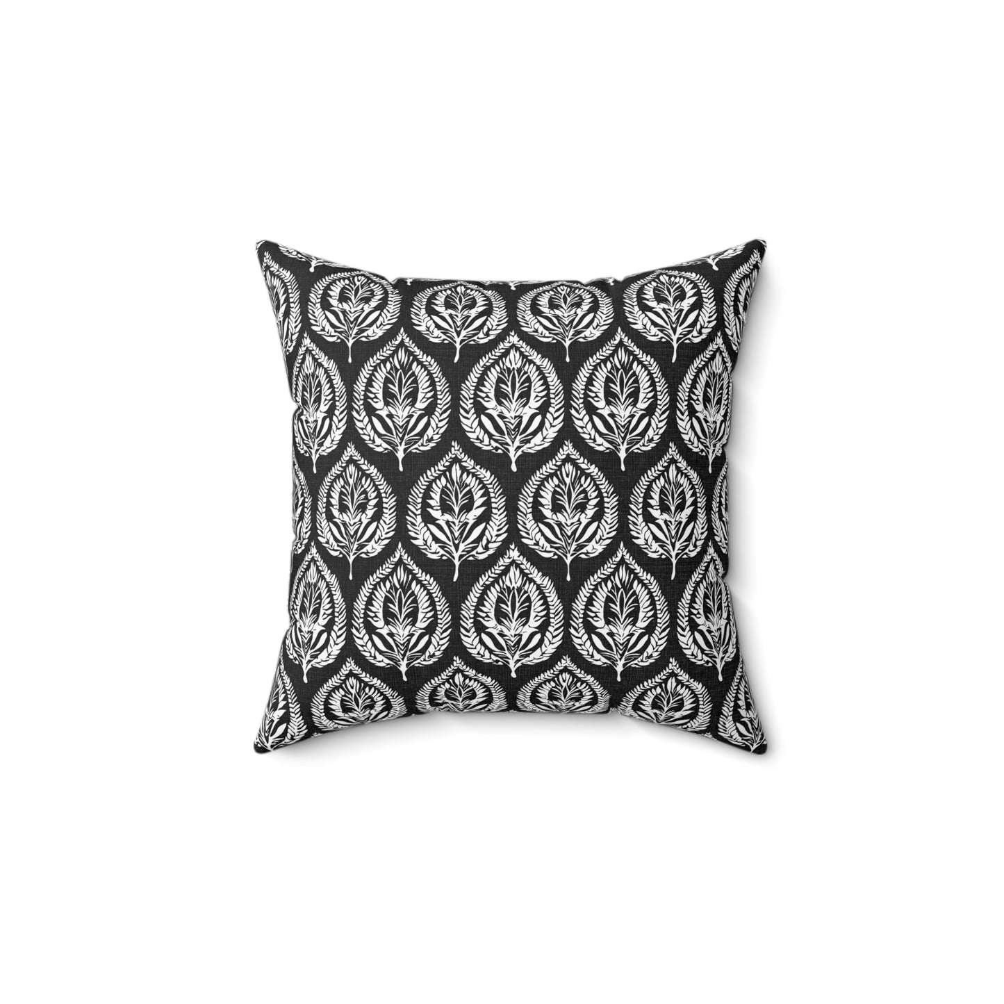 Deco Leaf - Spun Polyester Square Pillow