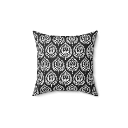 Deco Leaf - Spun Polyester Square Pillow