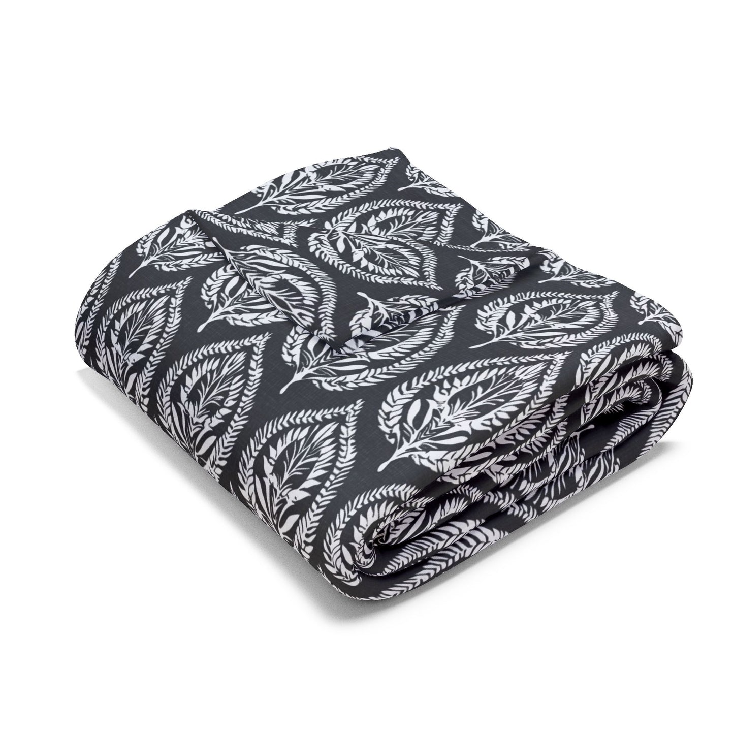 Deco Leaf - Arctic Fleece Blanket