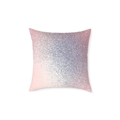 Sugar Dust Glow - Square Poly Canvas Pillow