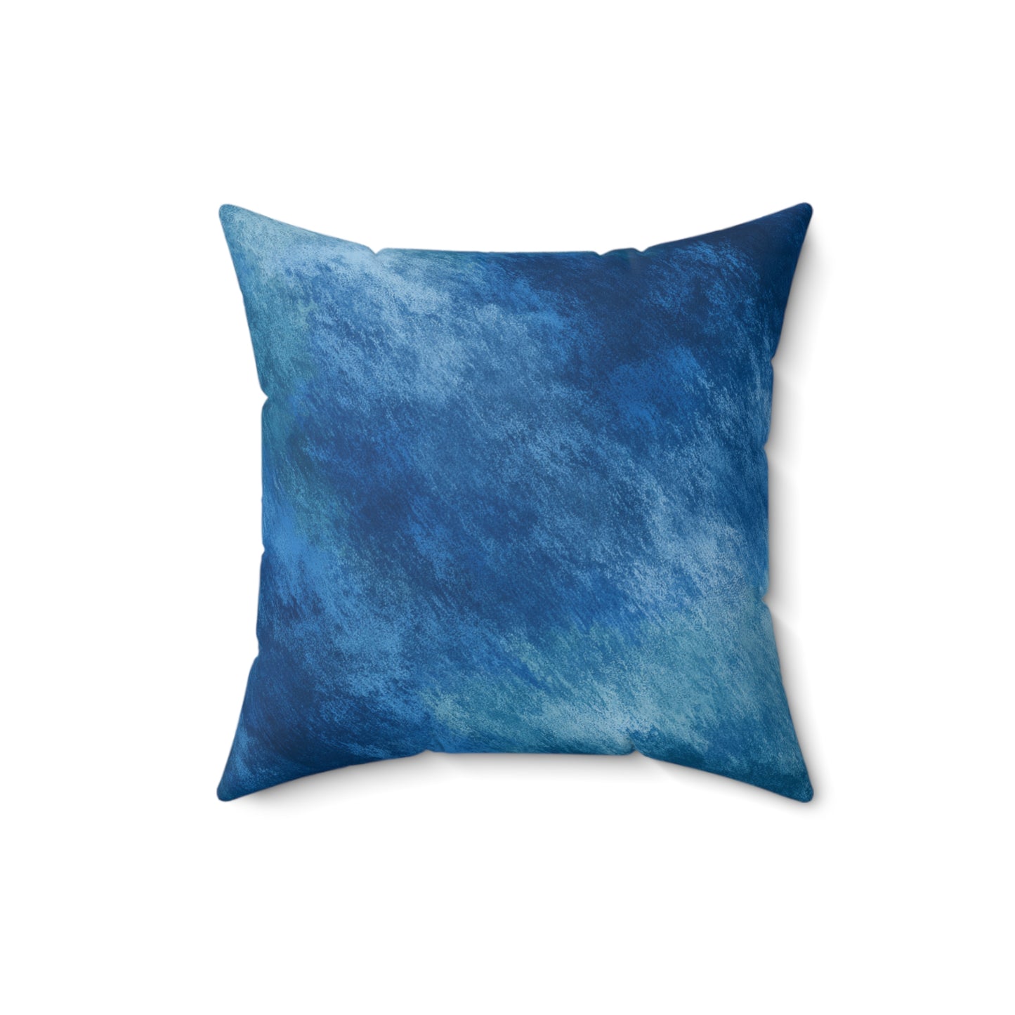 Indigo Water Drift - Spun Polyester Square Pillow