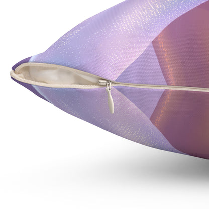 Lavender Silk Motion - Spun Polyester Square Pillow