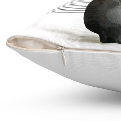 Sculpted Terra Arrangement - Spun Polyester Square Pillow