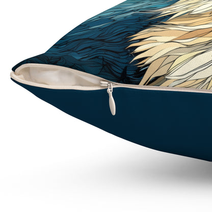 Night Sky Shepherd - Spun Polyester Square Pillow