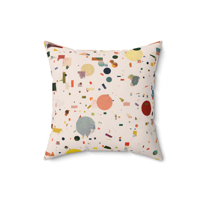 Playful Party Dots - Spun Polyester Square Pillow