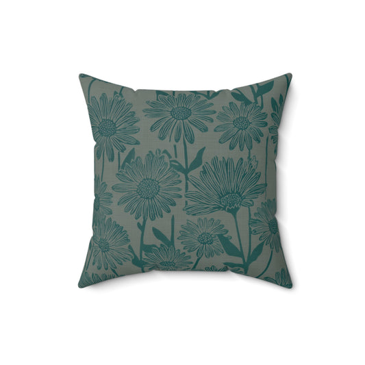 Forest Echo - Faux Suede Square Pillow