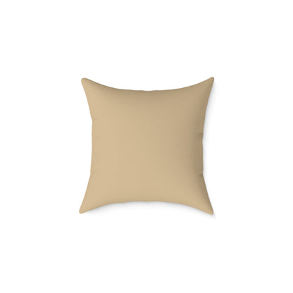 Horizon Ember Glow - Square Poly Canvas Pillow