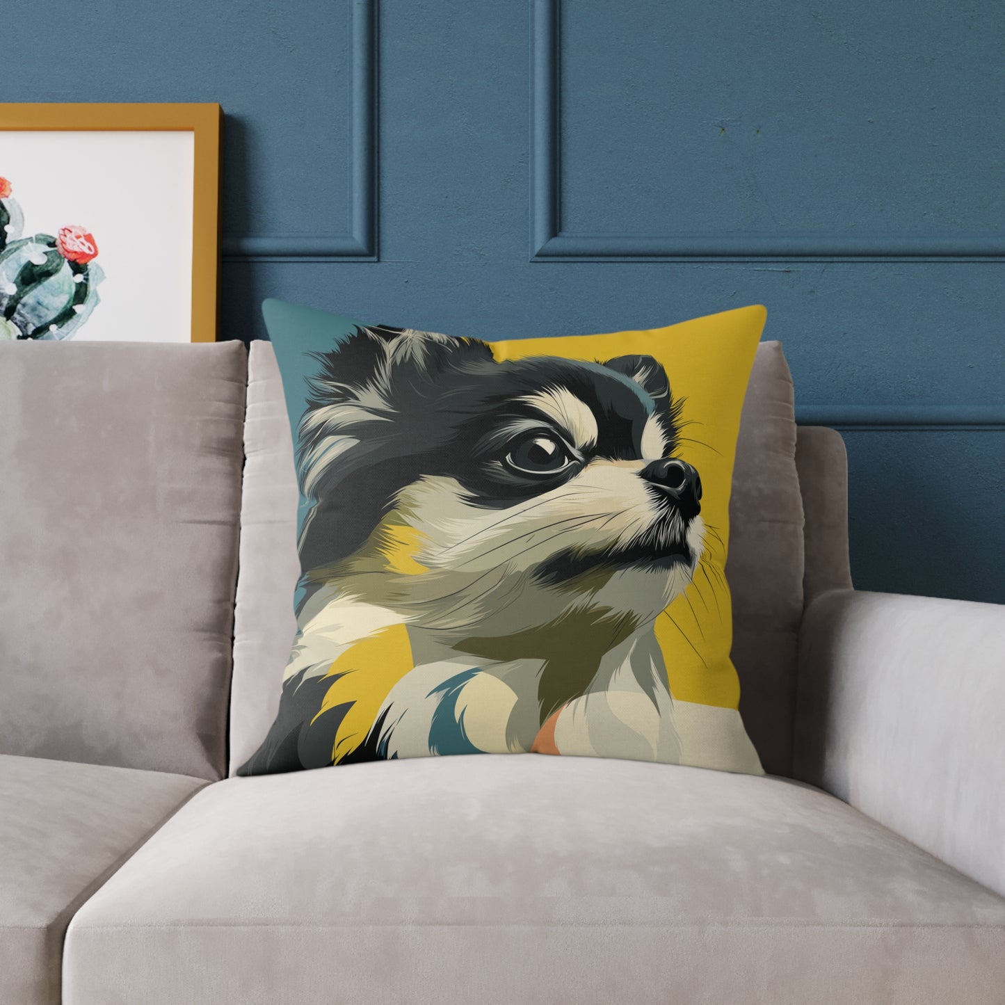 Pomeranian - Square Poly Canvas Pillow