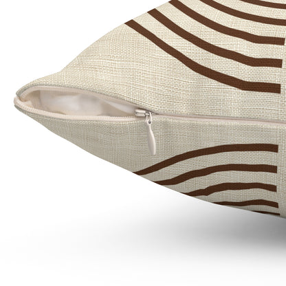 Orbit Form - Spun Polyester Square Pillow