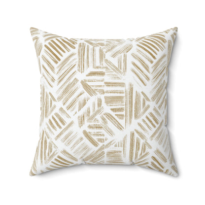 Sandstone Brush Weave - Spun Polyester Square Pillow