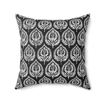 Deco Leaf - Spun Polyester Square Pillow