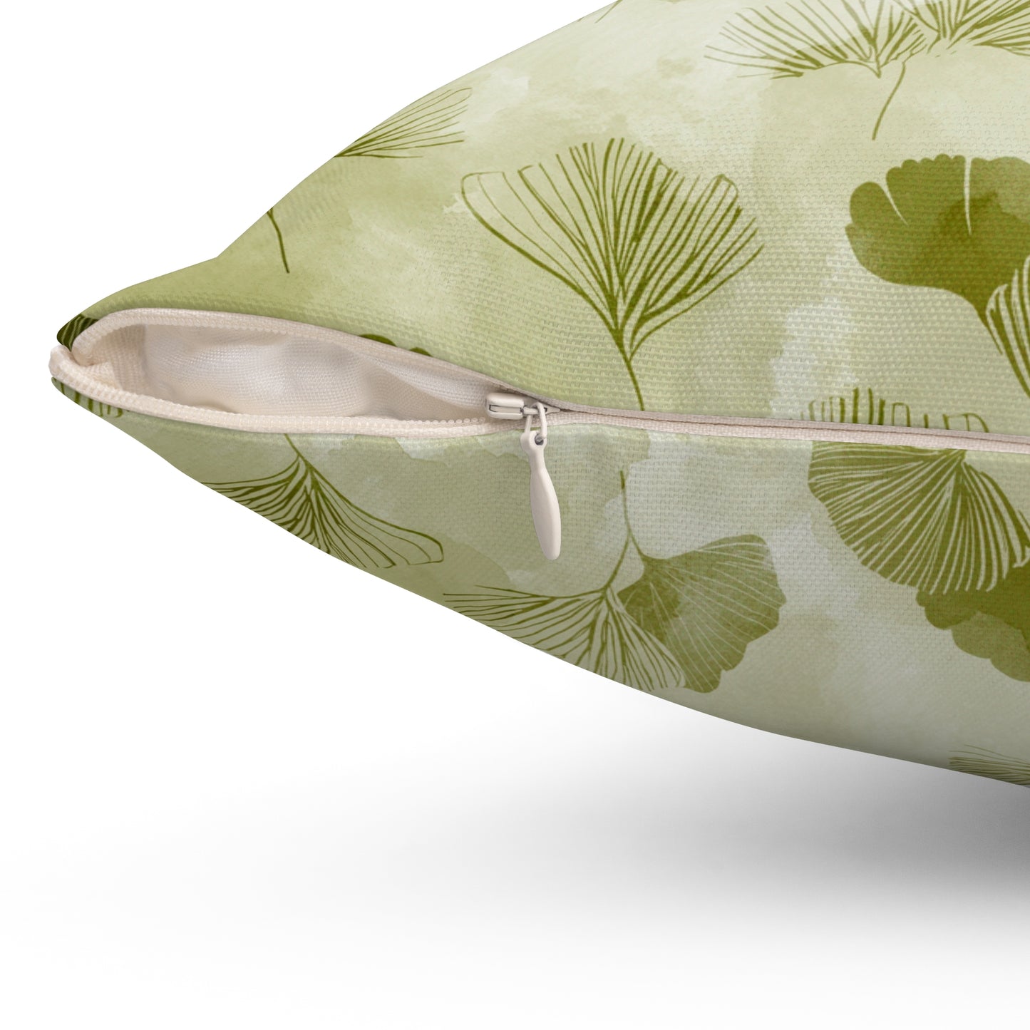 Olive Mist Forest - Spun Polyester Square Pillow
