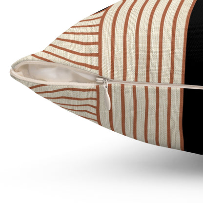 Loop Line - Spun Polyester Square Pillow