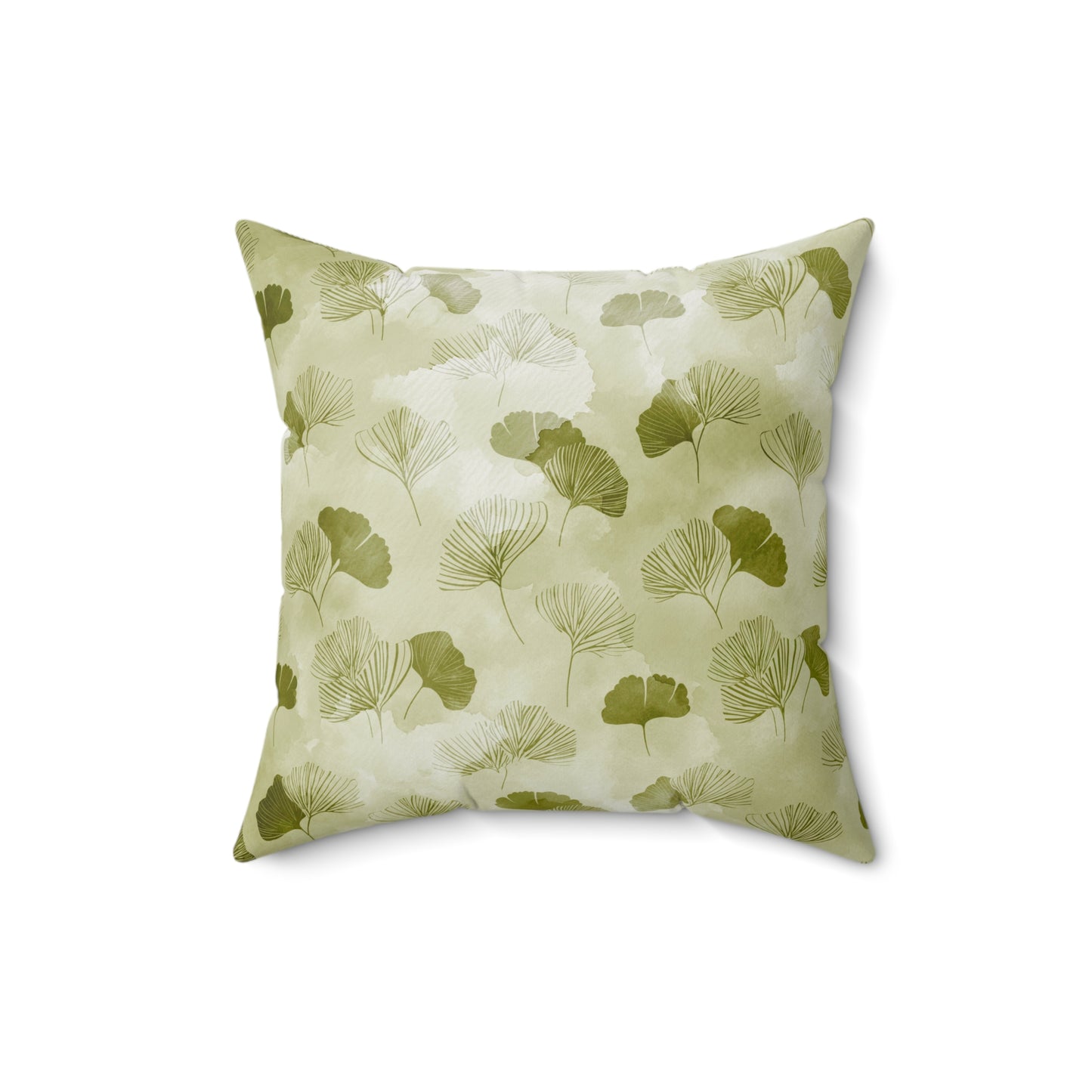 Olive Mist Forest - Spun Polyester Square Pillow