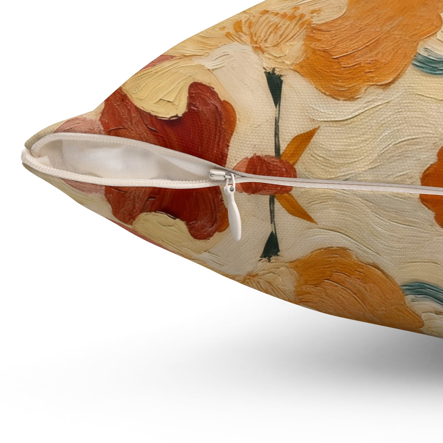 Autumn Bloom Tapestry - Spun Polyester Square Pillow