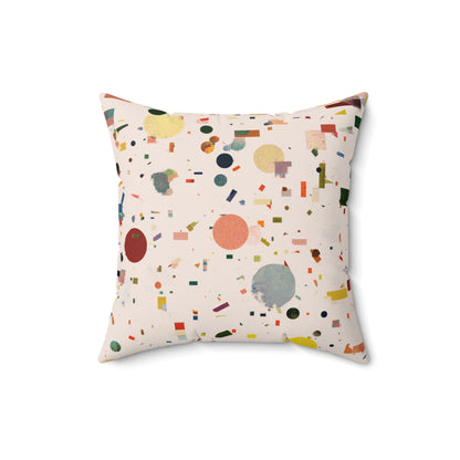 Playful Party Dots - Spun Polyester Square Pillow