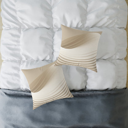 Sculpted Sands - Square Poly Canvas Pillow