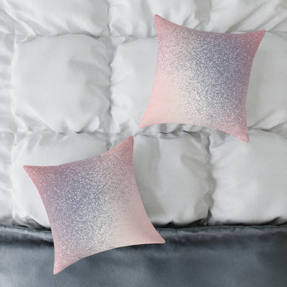 Sugar Dust Glow - Square Poly Canvas Pillow