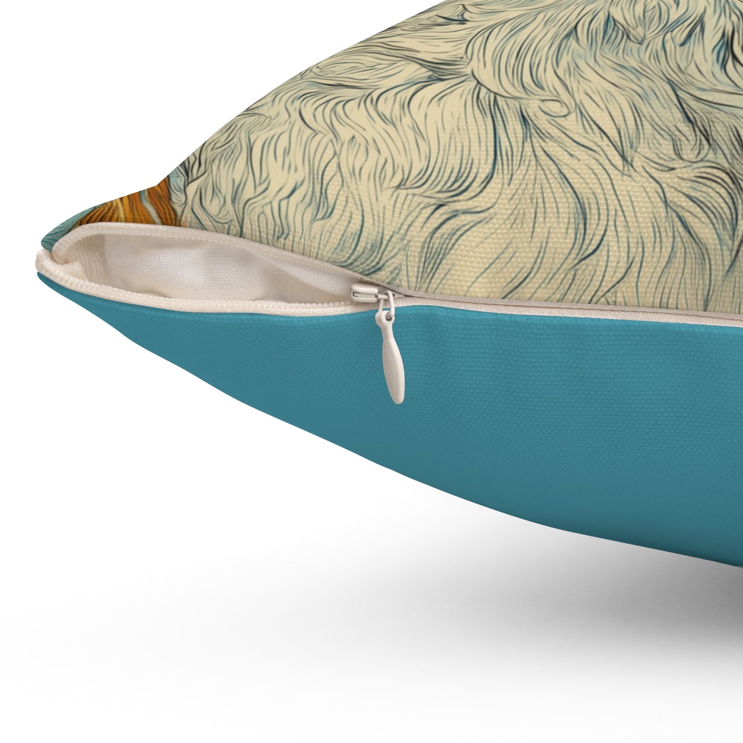 Sky Dreams Podenco - Spun Polyester Square Pillow