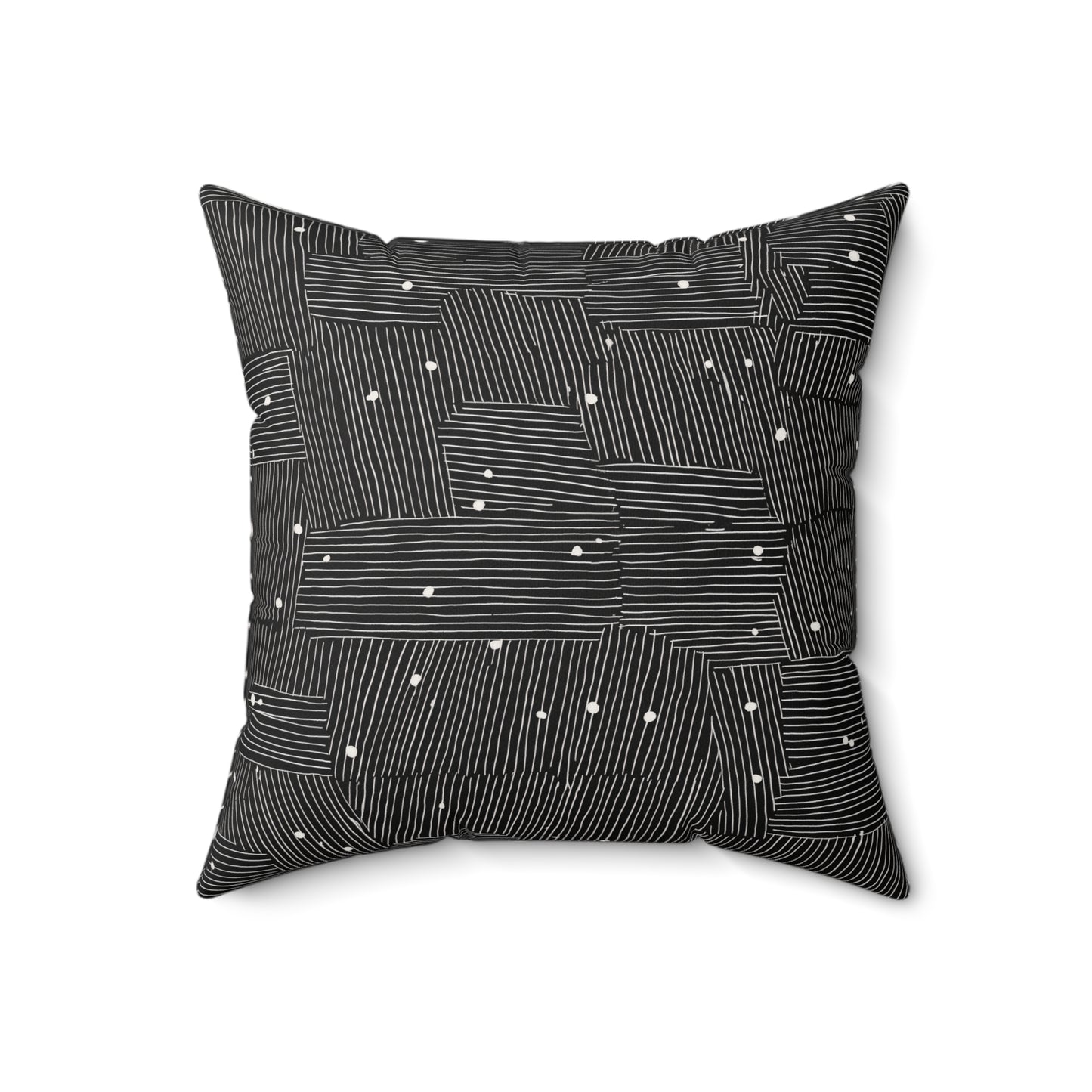 Maze Geo - Spun Polyester Square Pillow