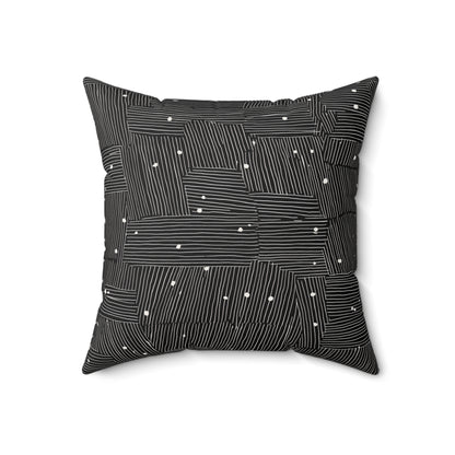 Maze Geo - Spun Polyester Square Pillow