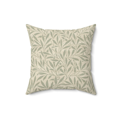 Willow Whisper - Faux Suede Square Pillow