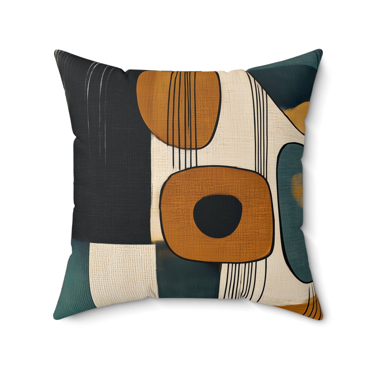 Atomic Orchard - Spun Polyester Square Pillow