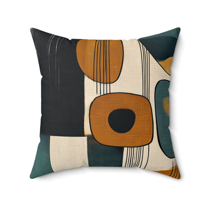 Atomic Orchard - Spun Polyester Square Pillow