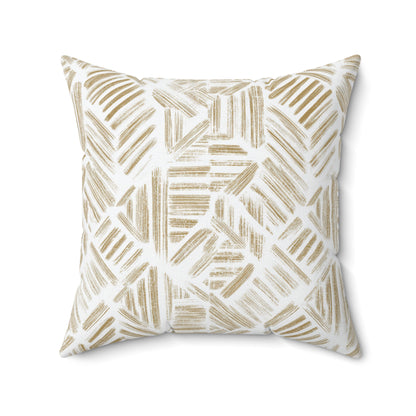 Sandstone Brush Weave - Spun Polyester Square Pillow