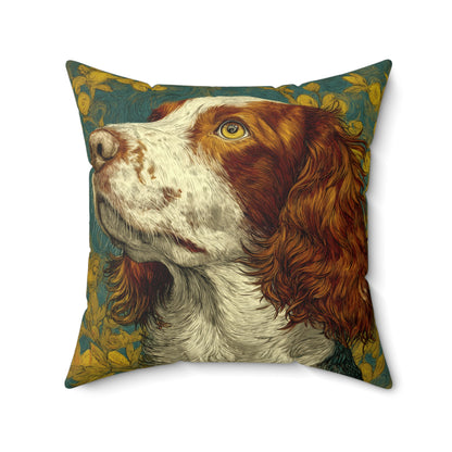 Autumn Setter - Spun Polyester Square Pillow