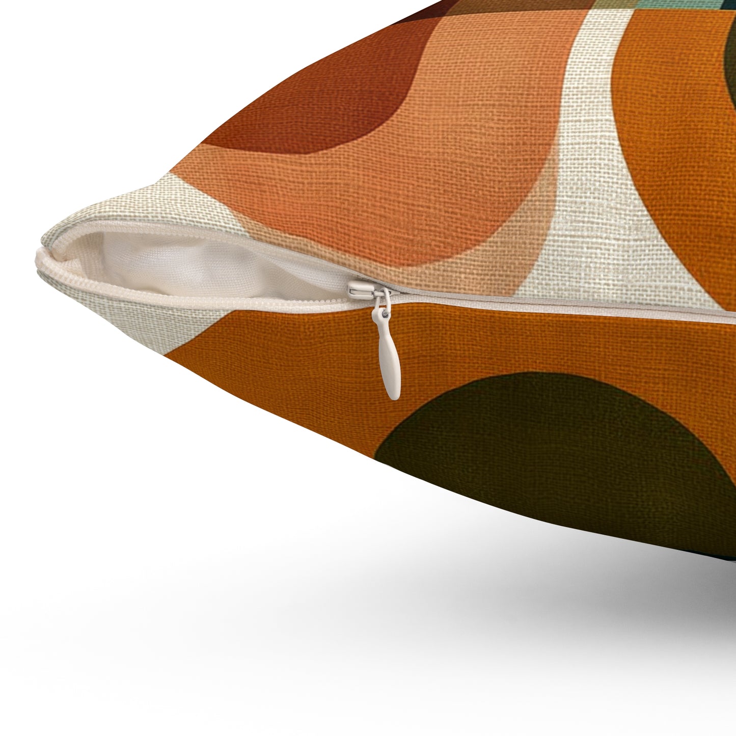 Harvest Shapes - Spun Polyester Square Pillow