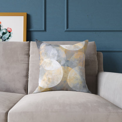 Celestial Orb Scatter - Square Poly Canvas Pillow