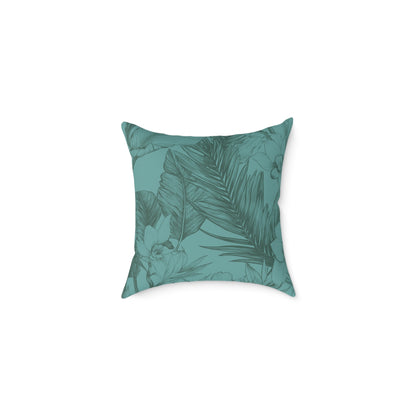 Ocean Grove Sketch - Square Poly Canvas Pillow