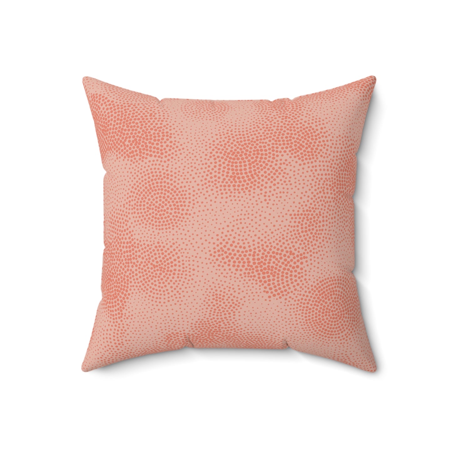 Peach Cloud - Spun Polyester Square Pillow