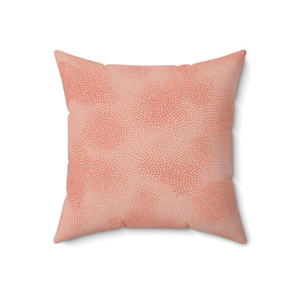 Peach Cloud - Spun Polyester Square Pillow
