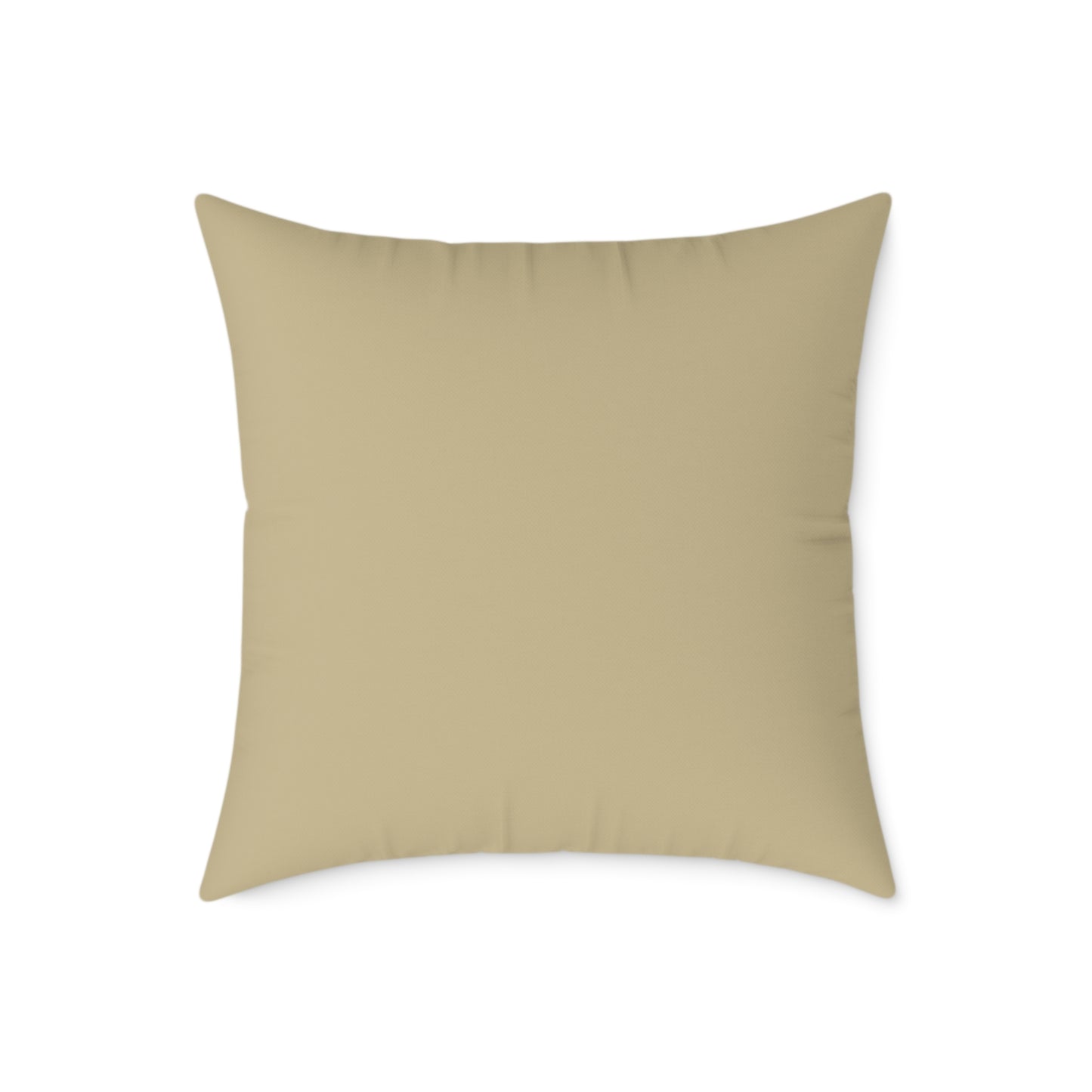 Pebble Scatter - Oat - Square Poly Canvas Pillow
