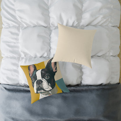 Boston Bright - Square Poly Canvas Pillow