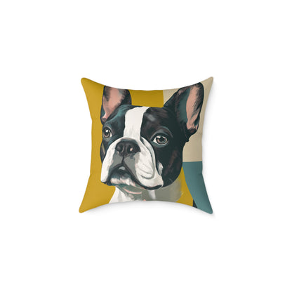 Boston Bright - Square Poly Canvas Pillow